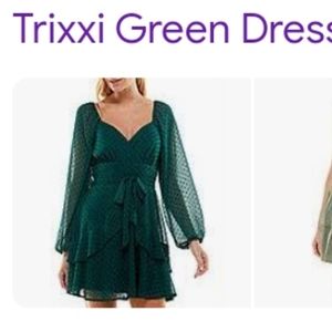 Green Christmas dress (15)